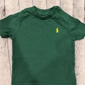 Polo by Ralph Lauren Dark Green Short-Sleeve Tee with Yellow Pony